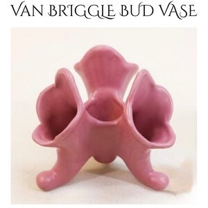 Vintage mid-century Van Briggle Pink Bud Vase